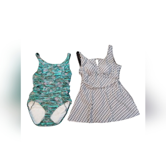 Two Plus Size Women's Swimsuits Size 16 XL One Piece Bathing Suits - Picture 13 of 13